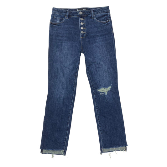 Jeans Straight By Kut In Blue, Size:4