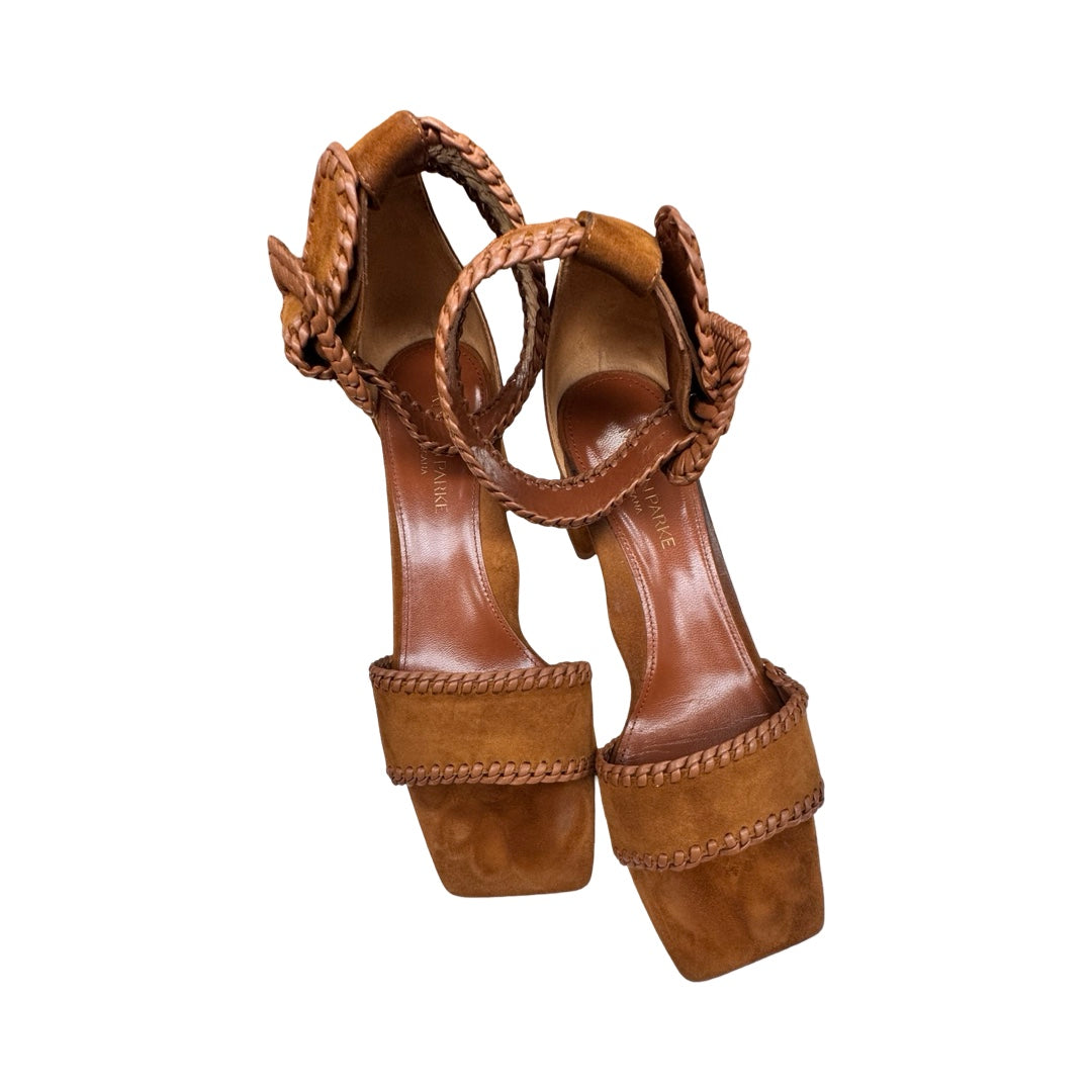 Sandals Designer Marion Parke By In Brown, Size:9 (EU39.5)
