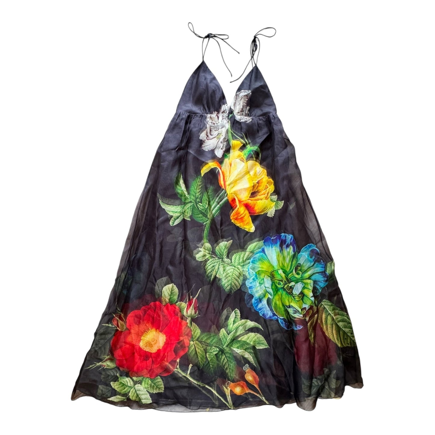 Dress Designer By Alice + Olivia In Floral Print, Size:L