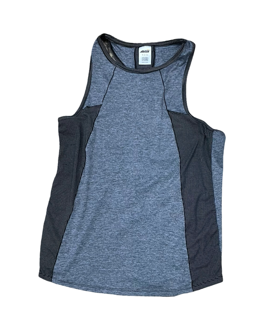 Athletic Tank Top By Avia In Black & Grey, Size:M