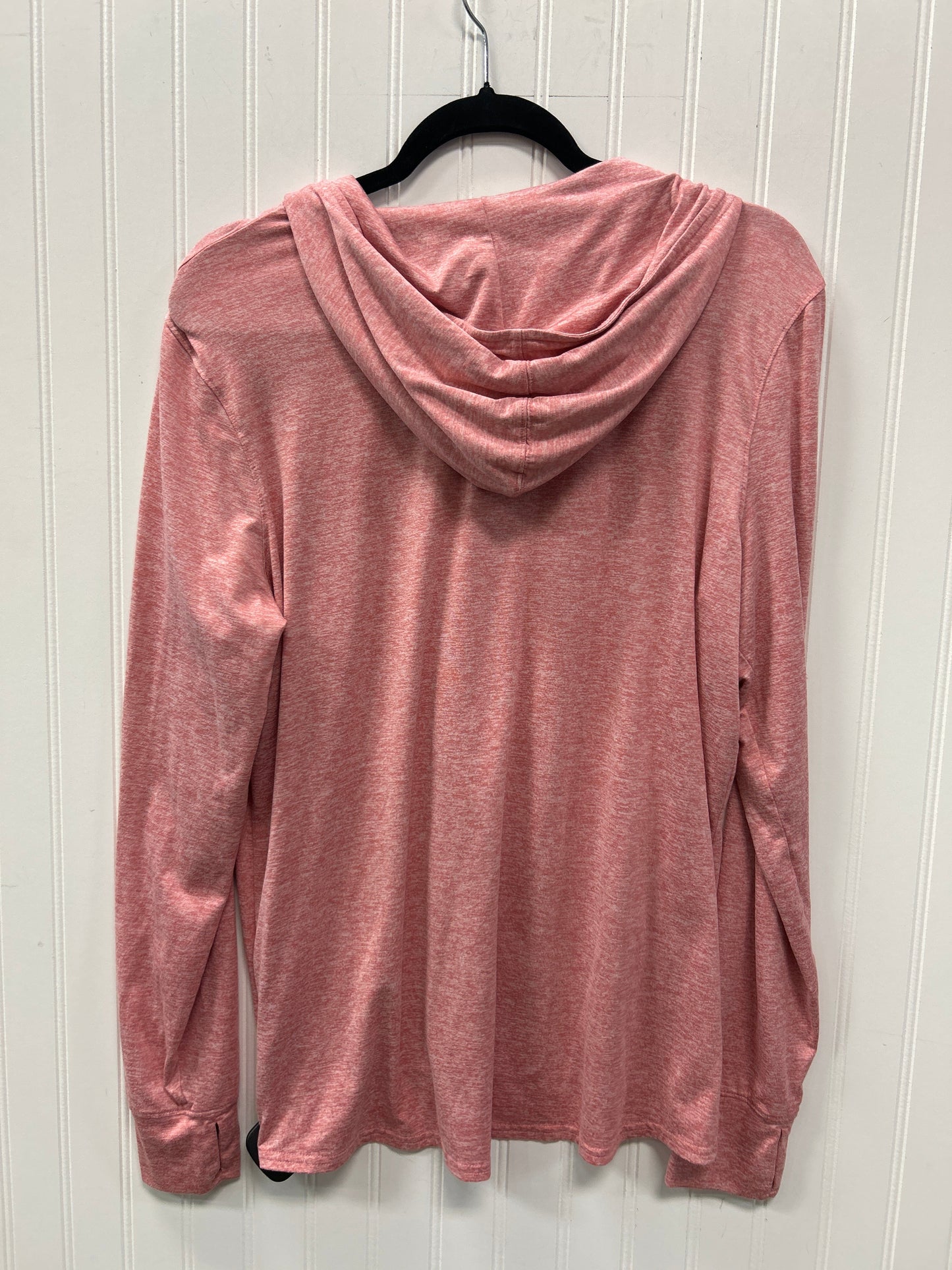Athletic Top Ls Hoodie By L.L. Bean In Pink, Size:L