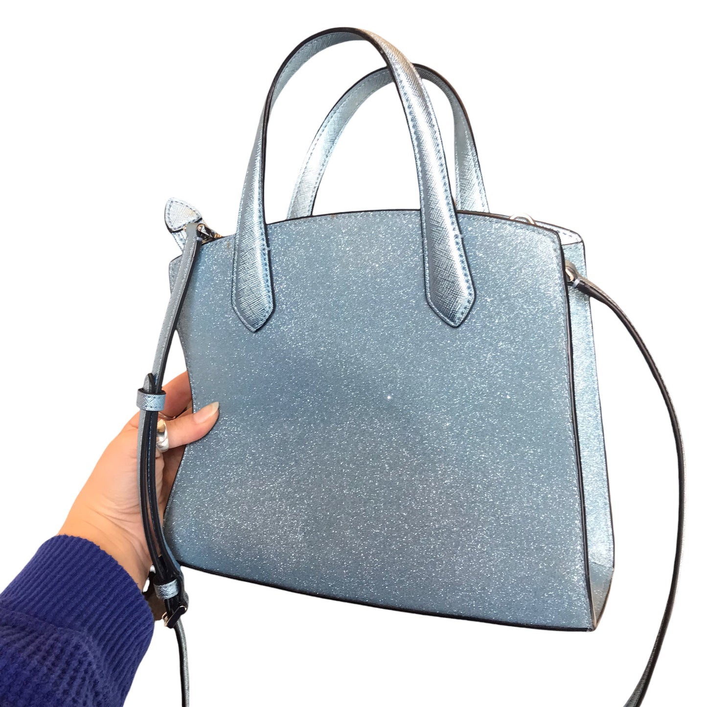 Handbag Designer By Kate Spade In Blue, Size:Medium