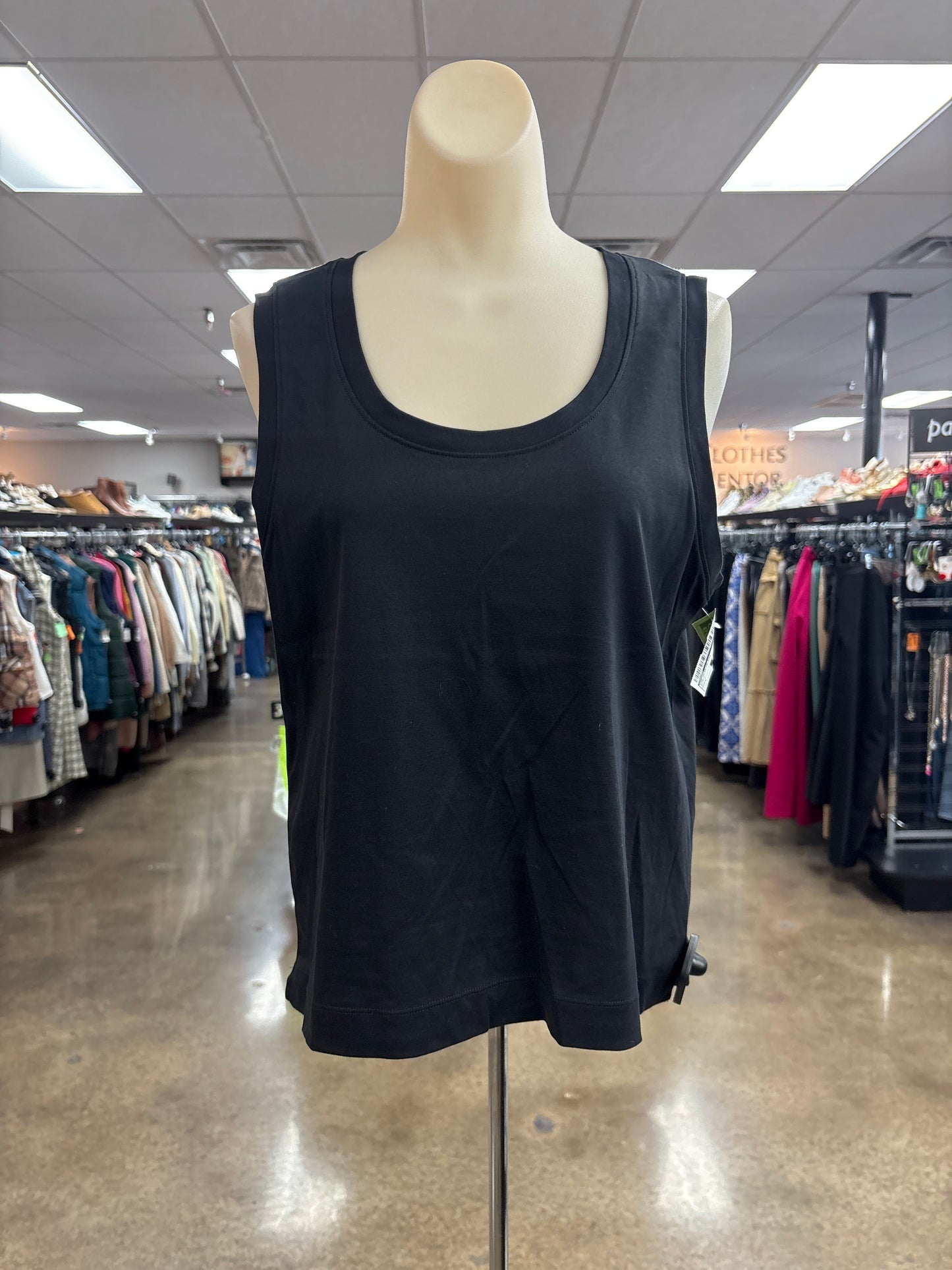 Top Sleeveless By Spanx In Black, Size:L