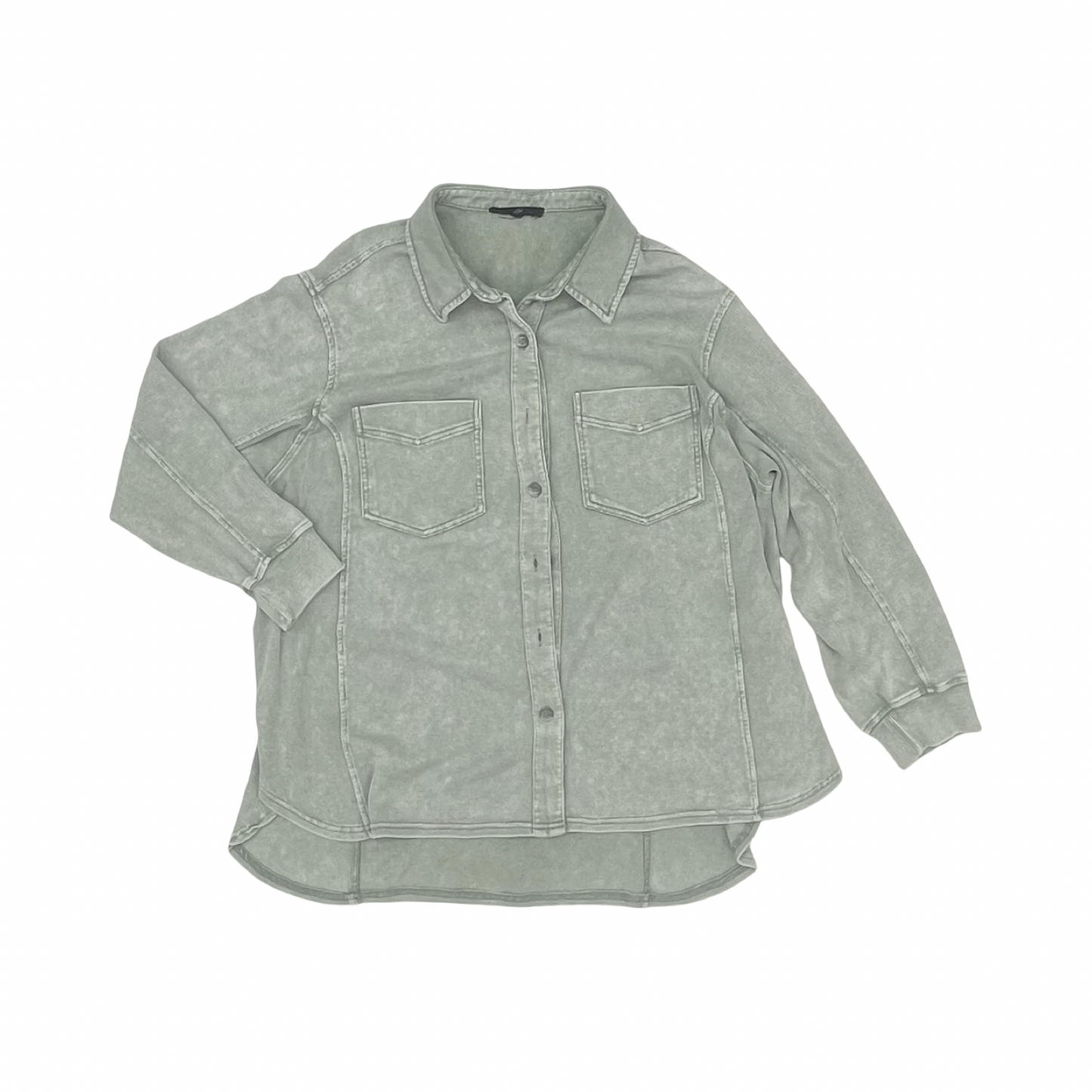 Top Ls By Jane And Delancey In Green, Size:3X