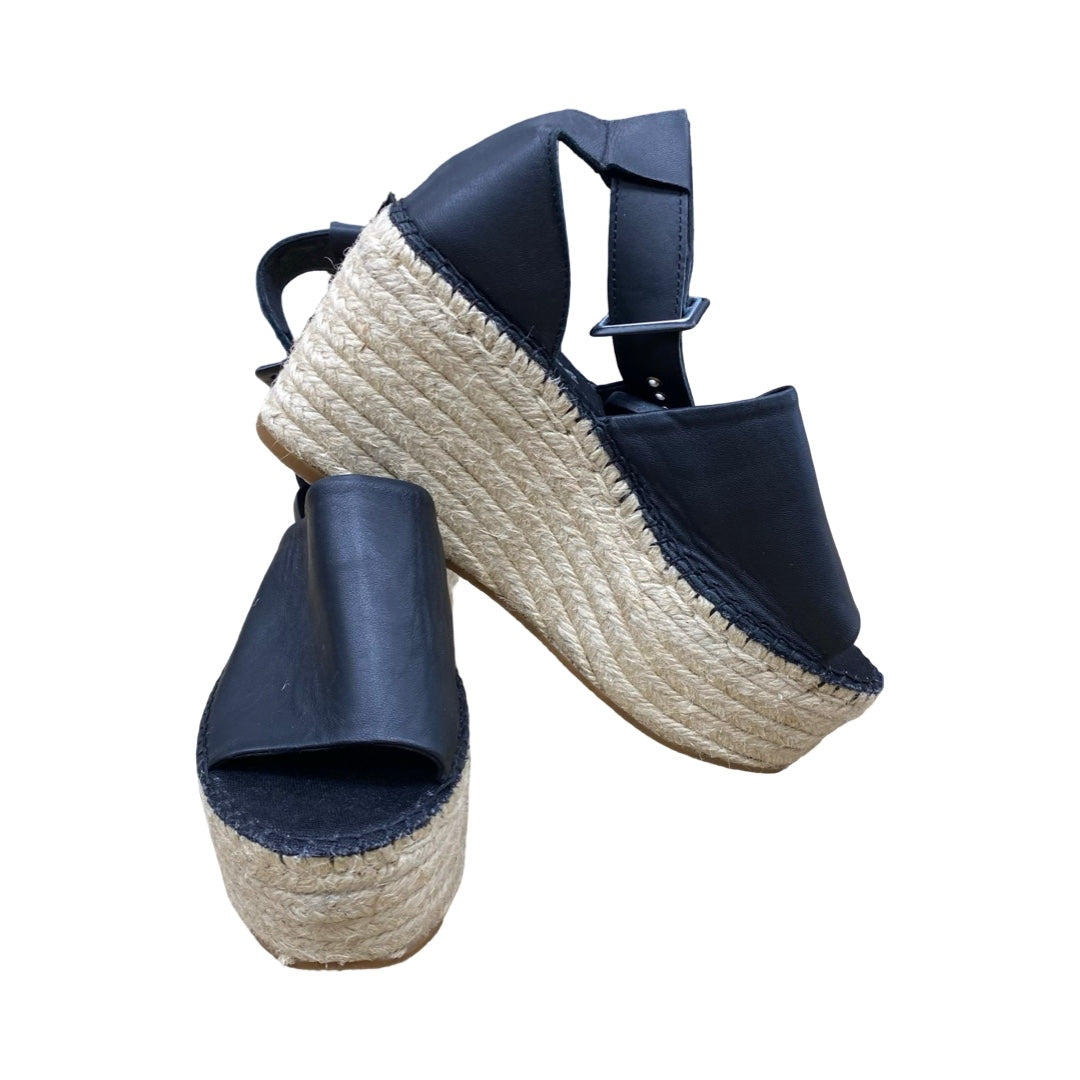 Sandals Heels Platform By Free People In Black, Size:6