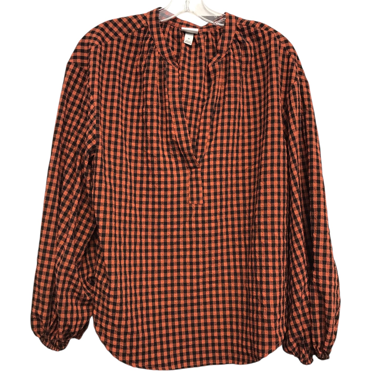 Top Ls By A New Day In Black & Orange, Size:M