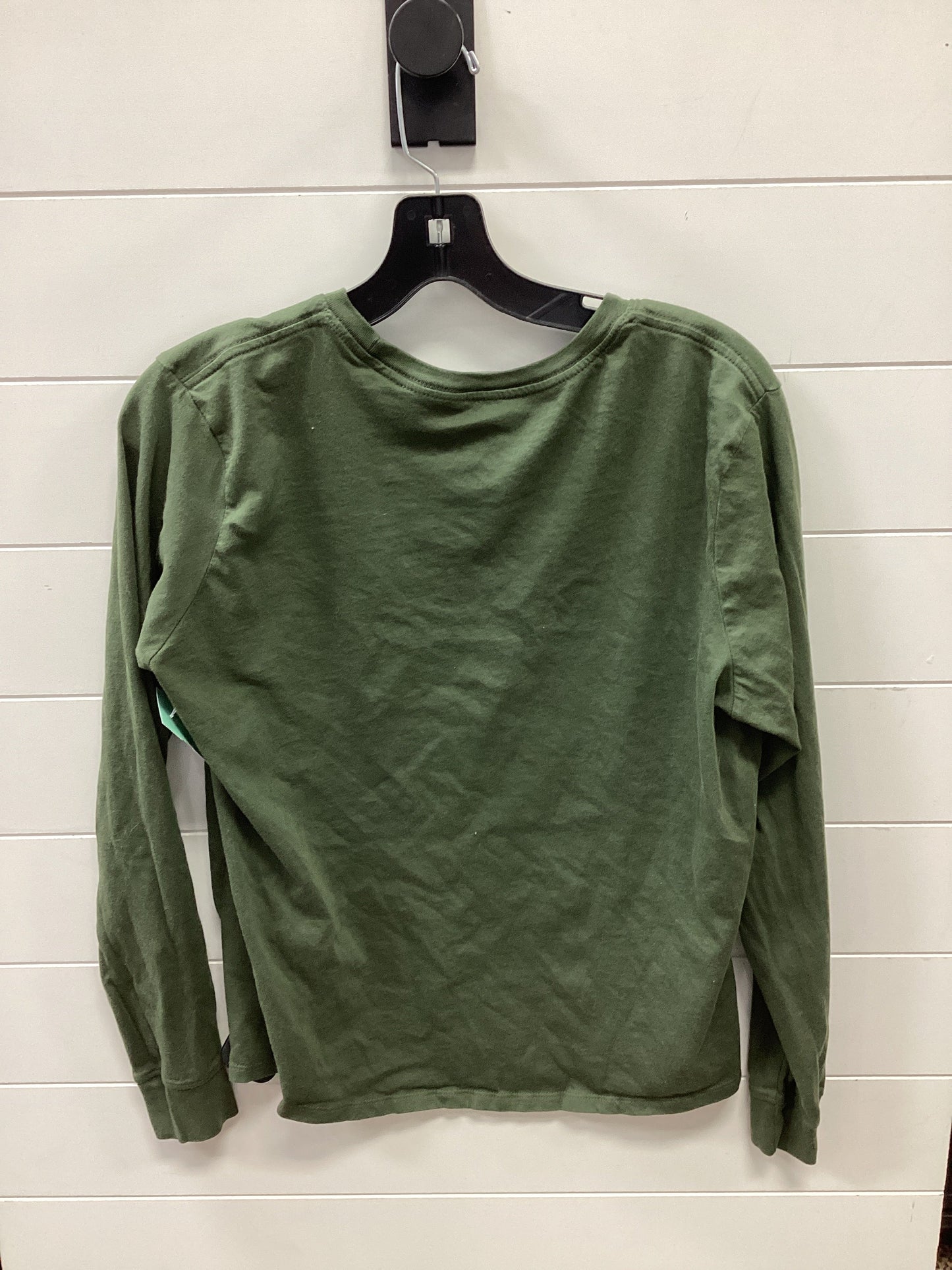 Athletic Top Ls Crewneck By Nike Apparel In Green, Size:L