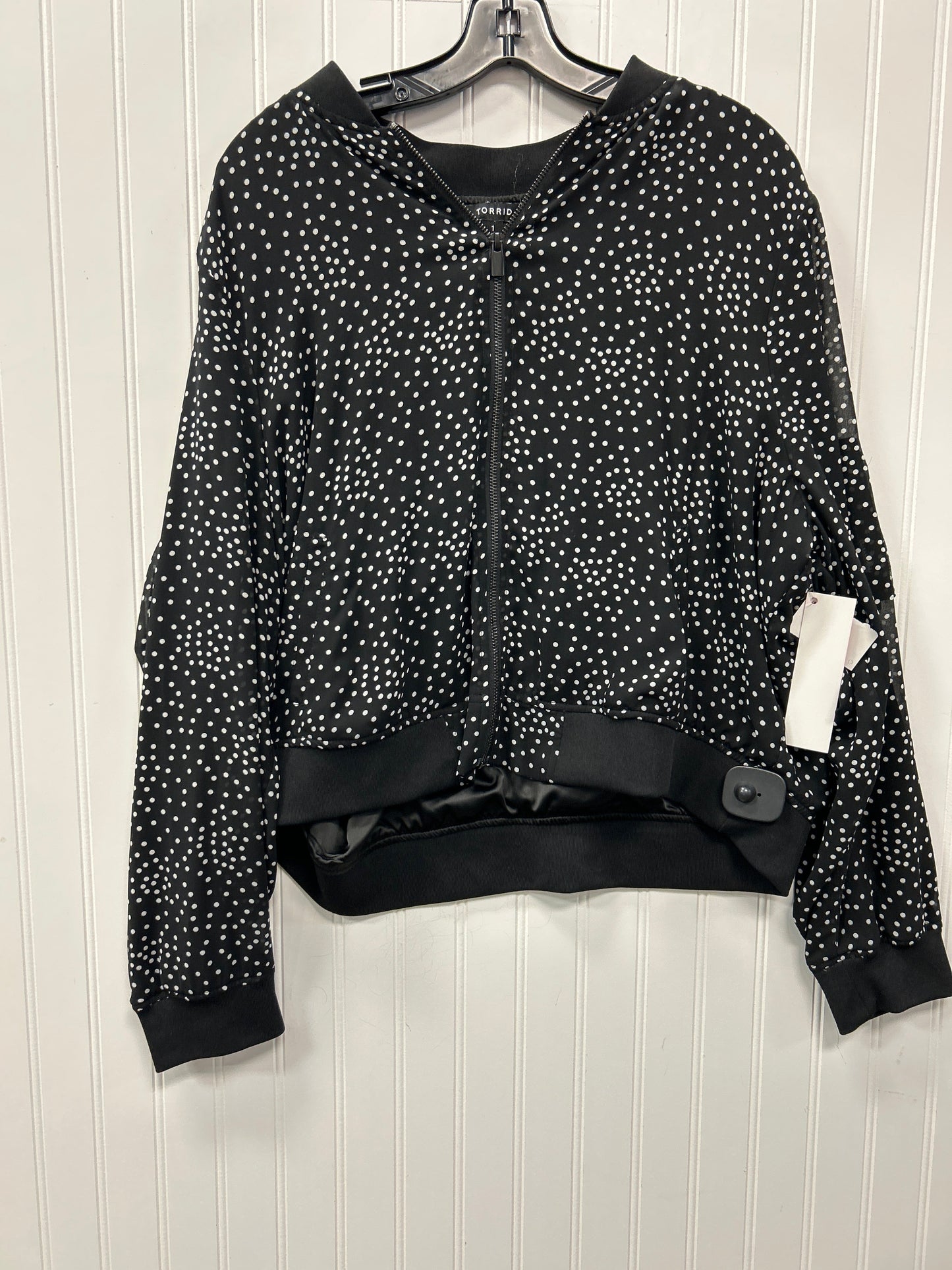 Blazer By Torrid In Black, Size:1X