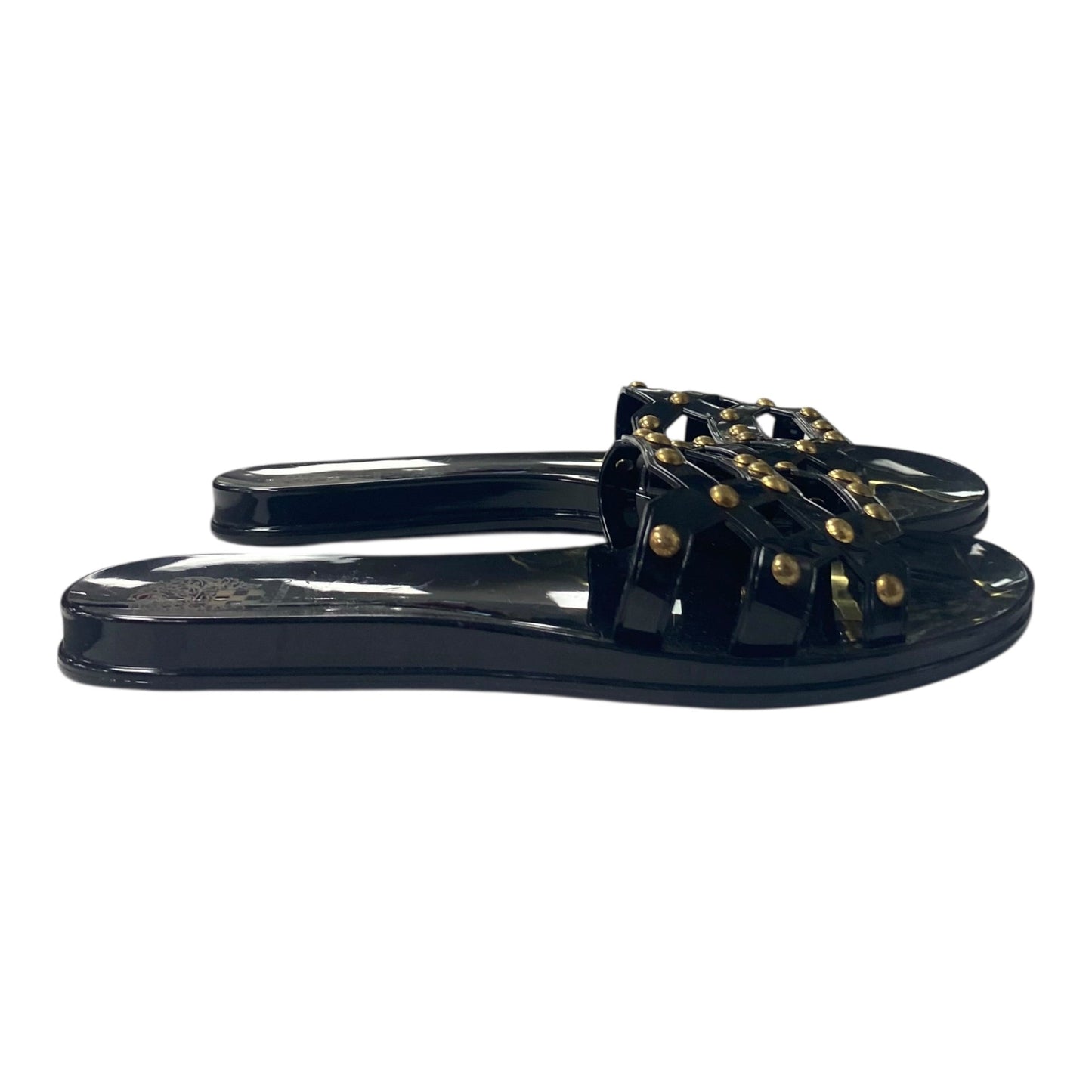 Sandals Flats By Vince Camuto In Black, Size:8