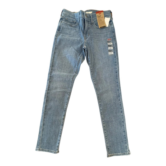 Jeans Skinny By Levis In Blue Denim, Size:4