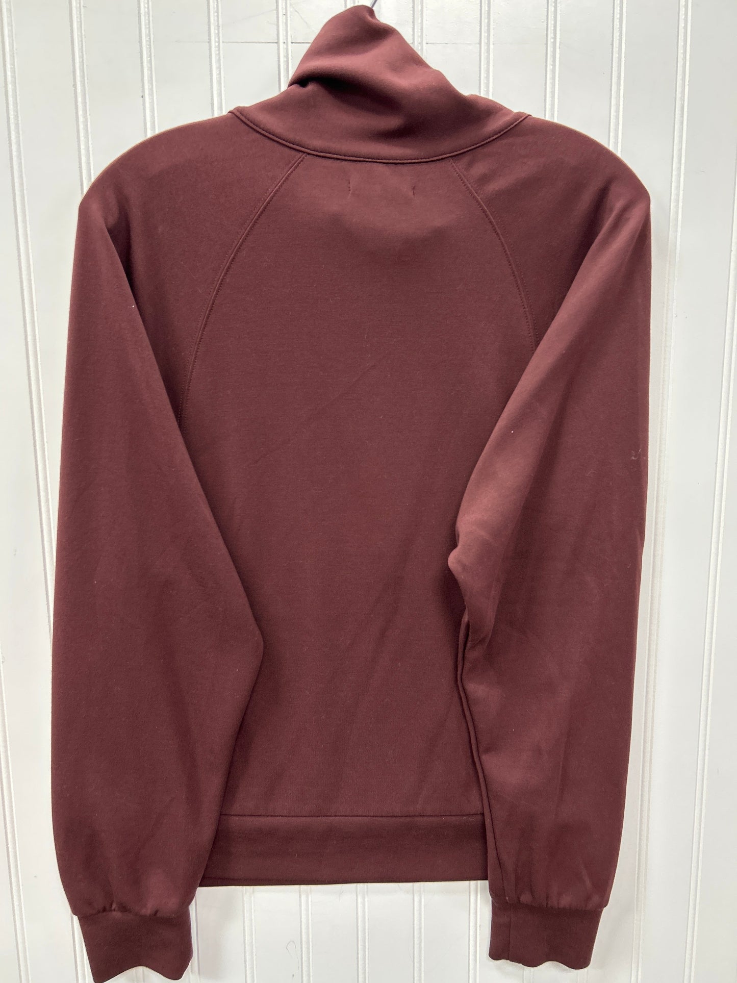 Athletic Jacket By Maurices In Maroon, Size:L