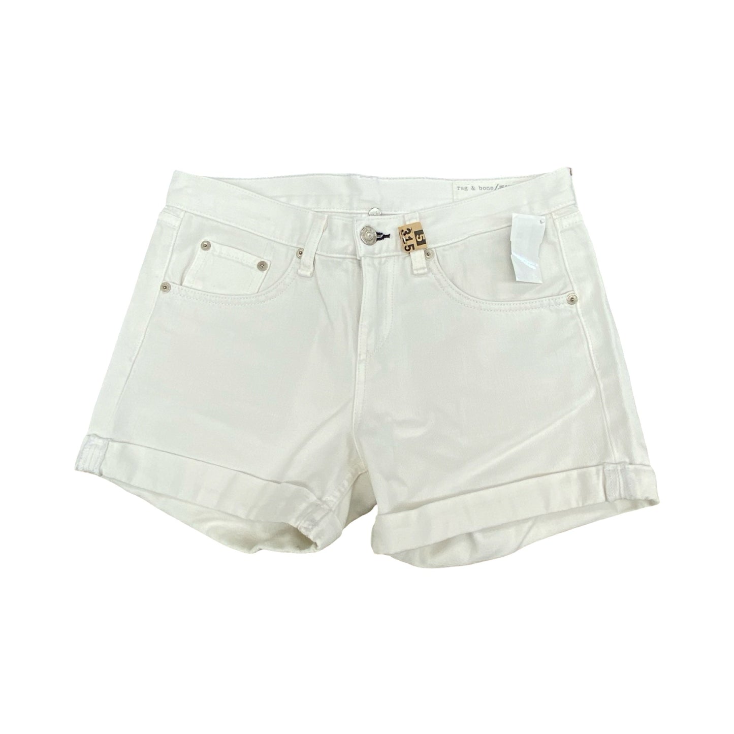 Shorts By Rag And Bone In White Denim, Size:Xs