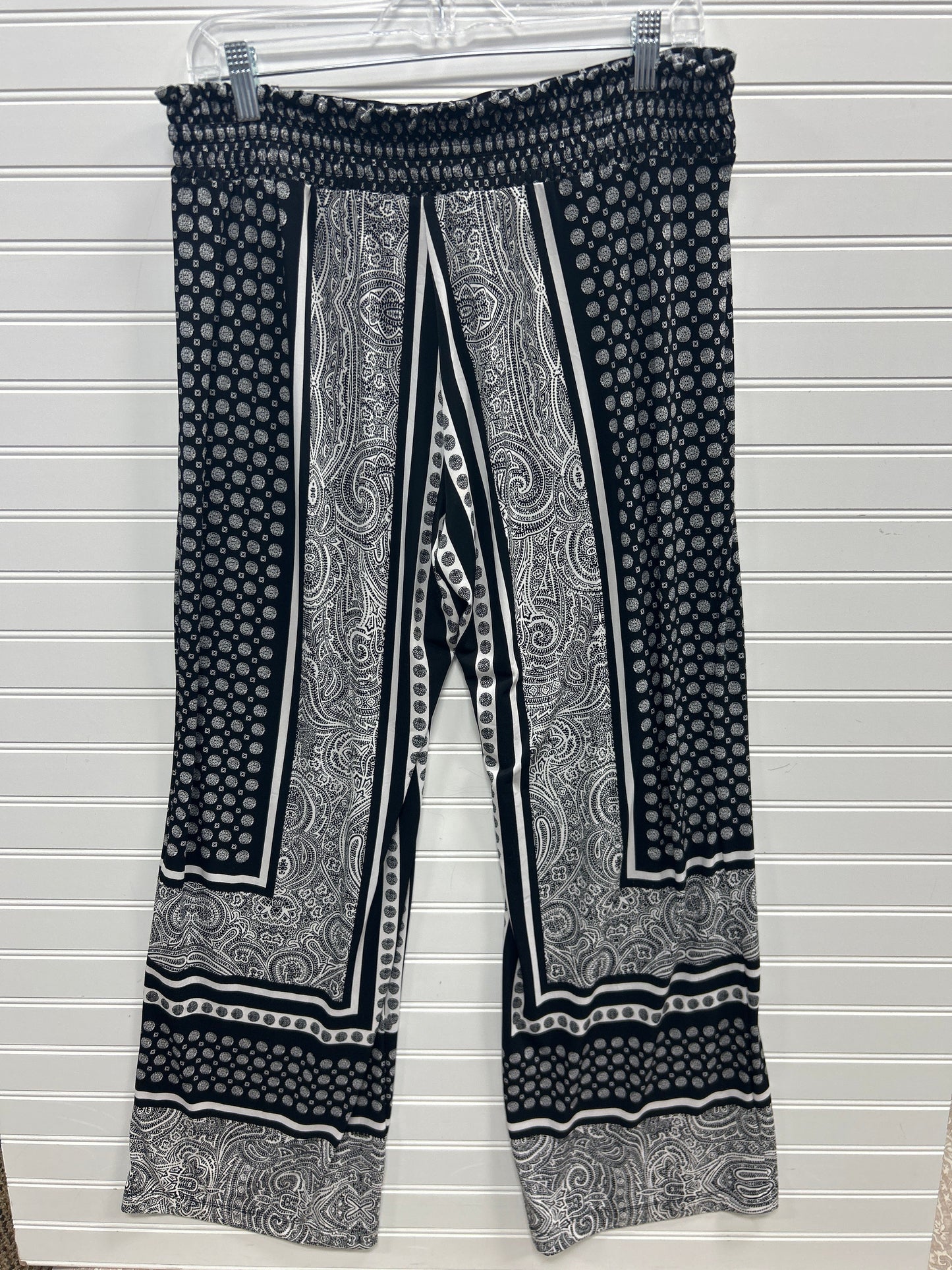Pants Linen By International Concepts In Black, Size:Lp