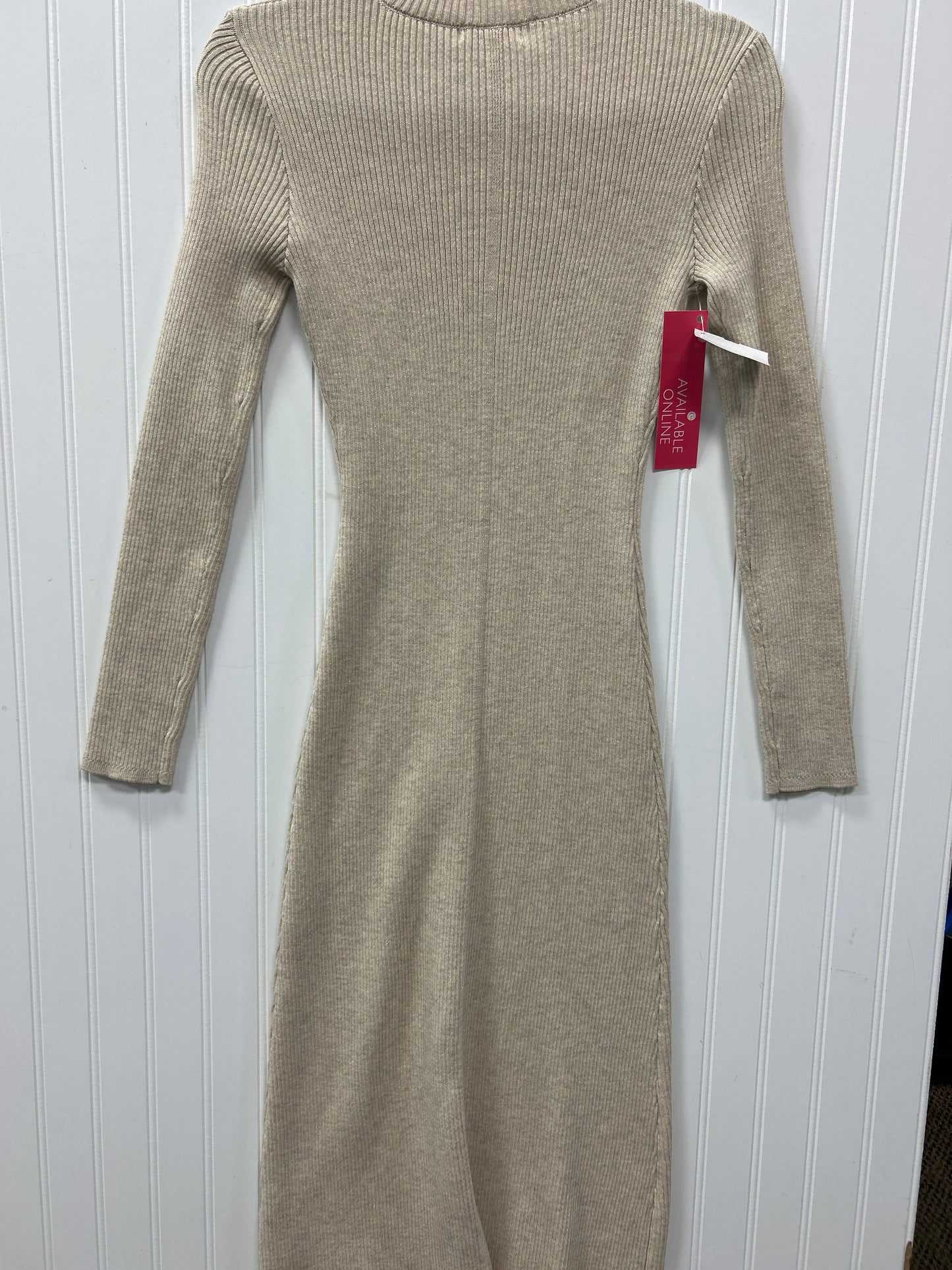 Dress Sweater By Cmc In Cream, Size:S