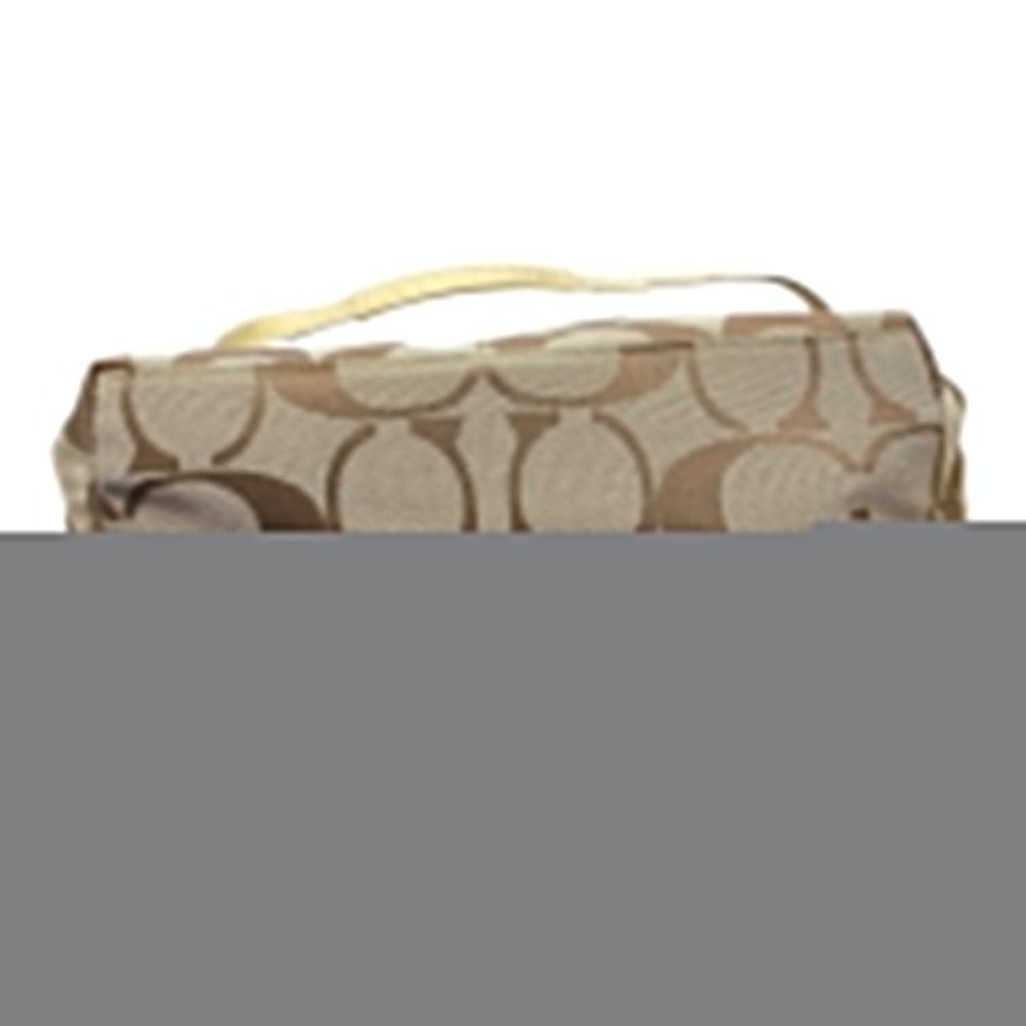 Handbag Designer By Coach In Gold & Tan, Size:Medium