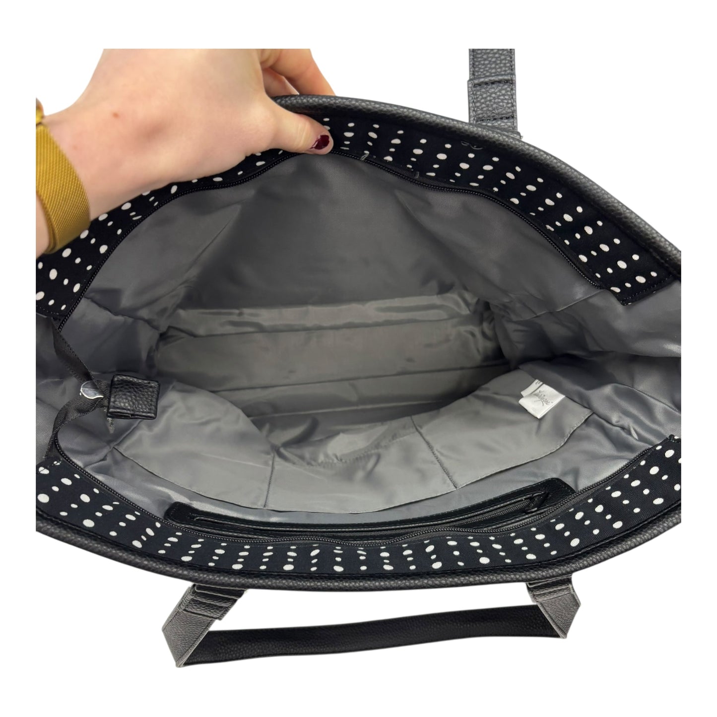 Tote By Thirty One In Black & White, Size:Large