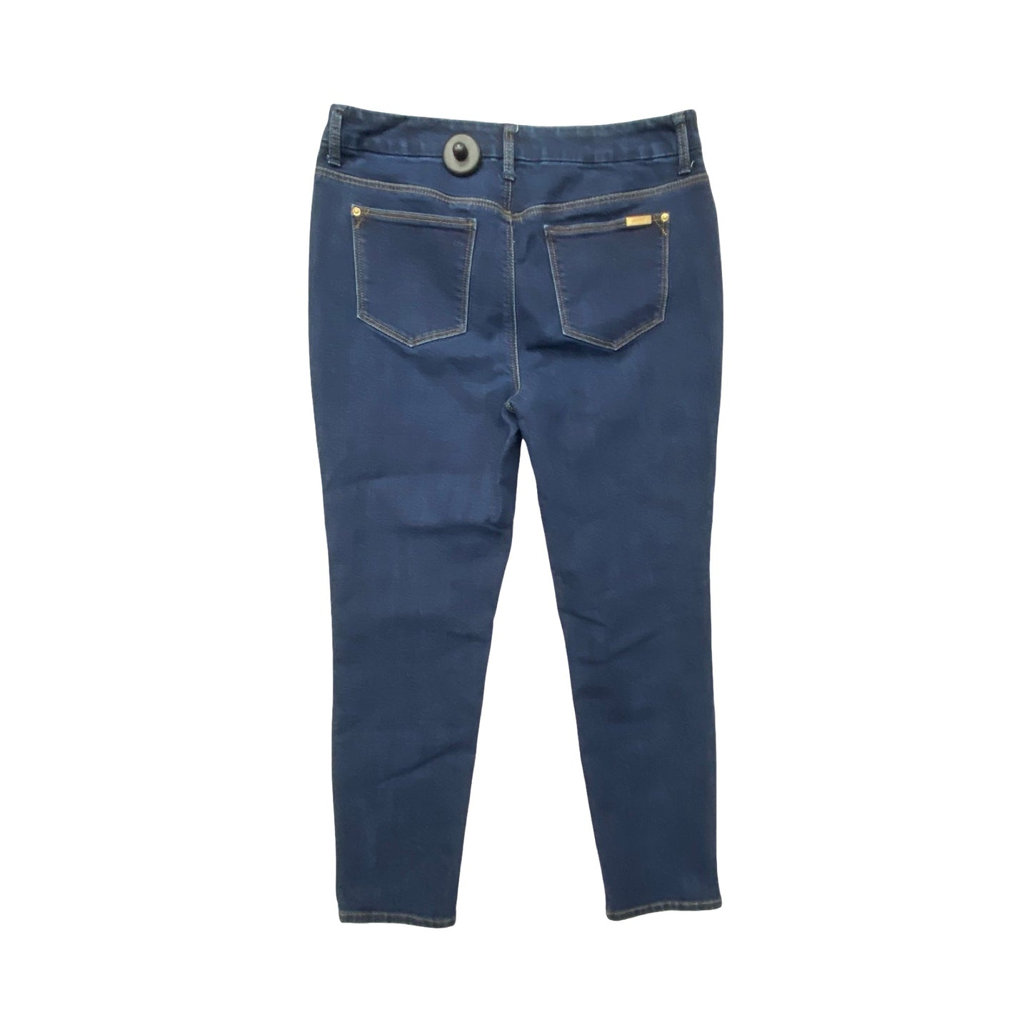Jeans Boyfriend By Chicos In Blue Red & White, Size:0