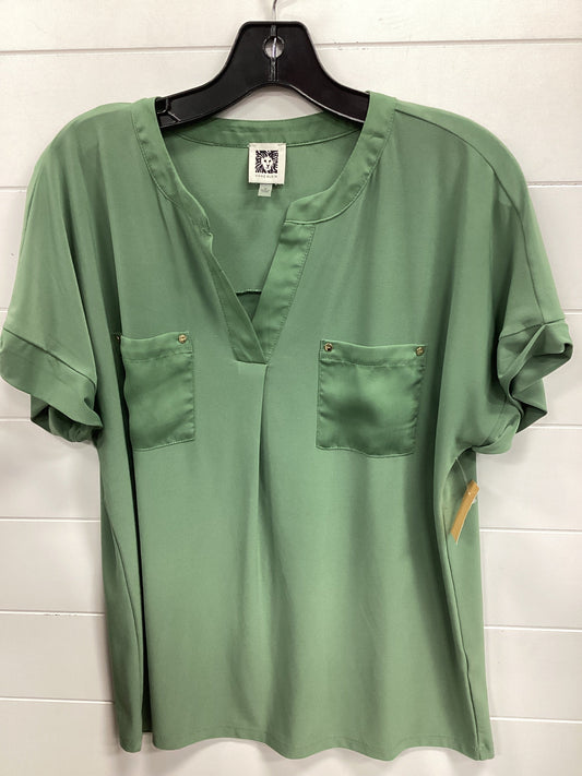 Top Ss By Anne Klein In Green, Size:M