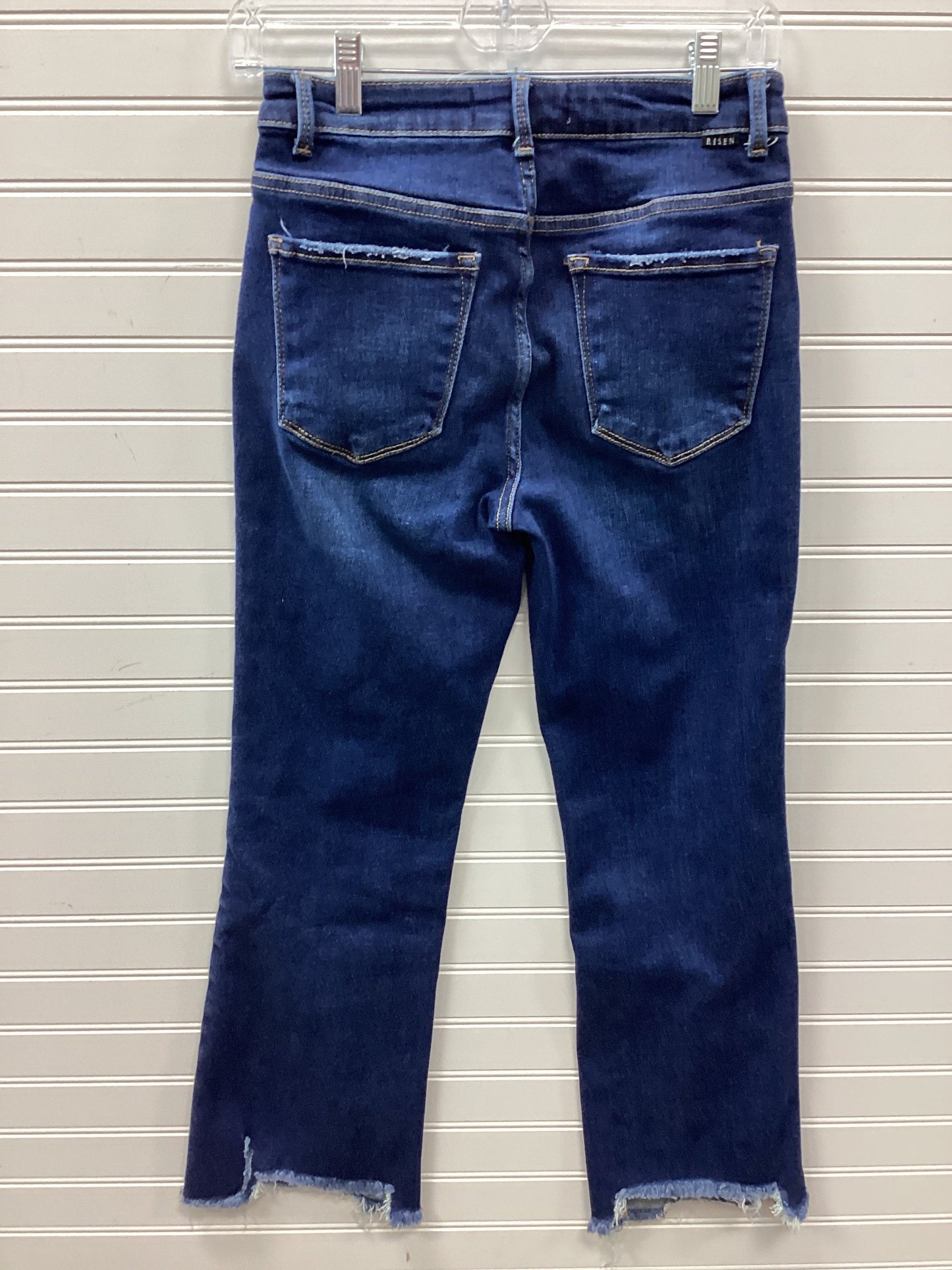 Jeans Straight By Risen In Blue Denim, Size:4