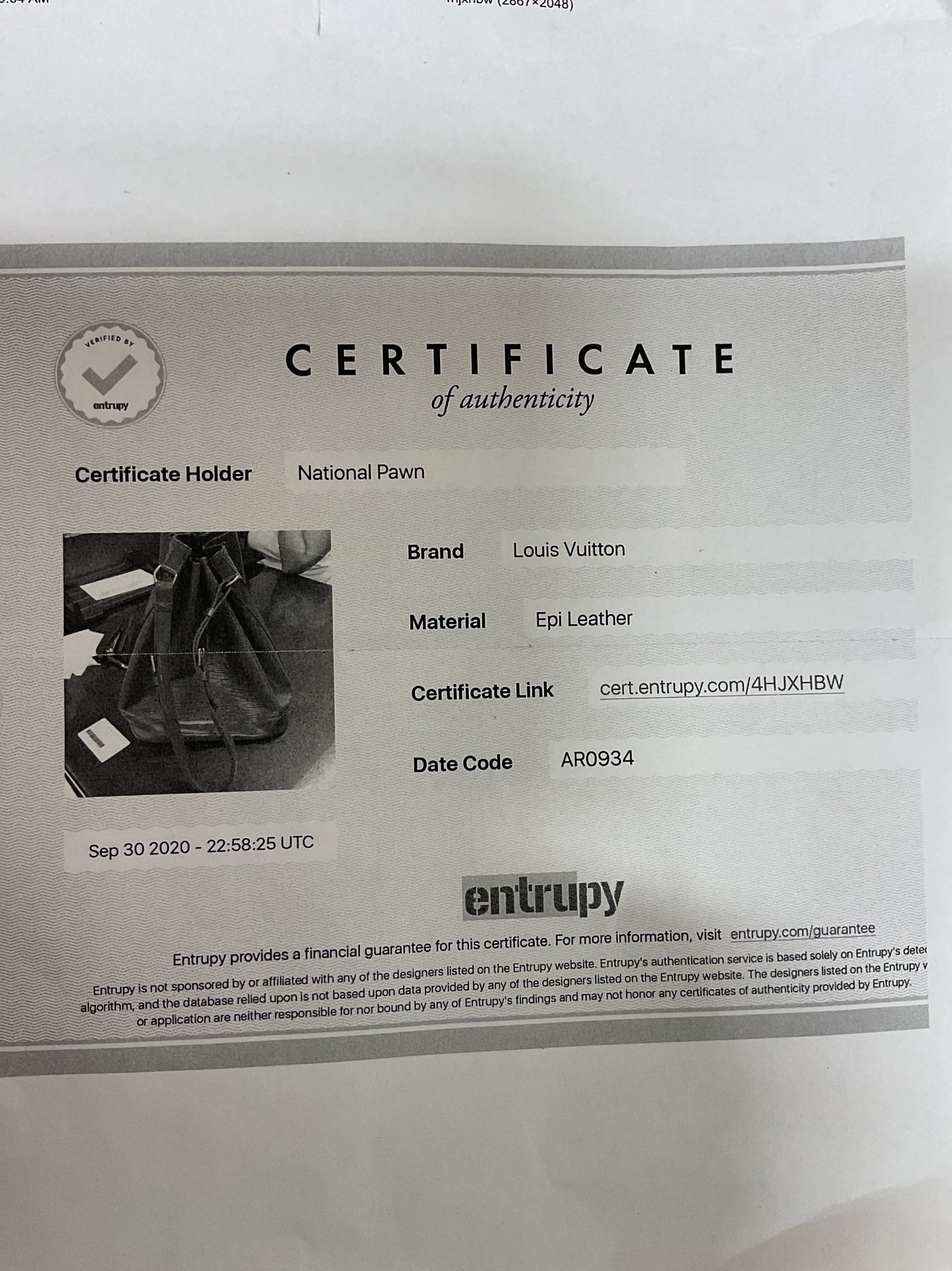 Handbag Luxury Designer By Louis Vuitton In Blue, Size:Large