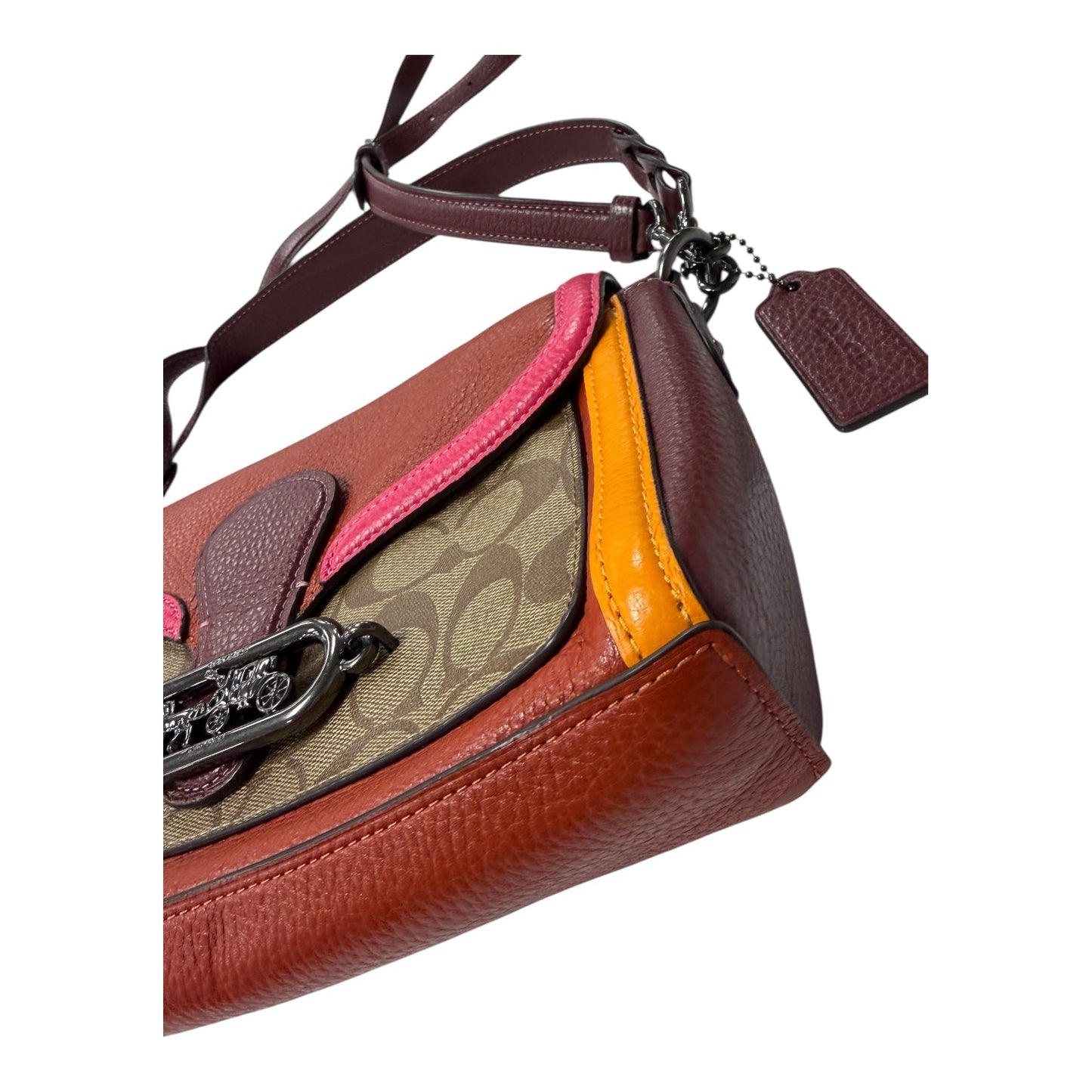 Crossbody Designer By Coach In Multi, Size:Medium