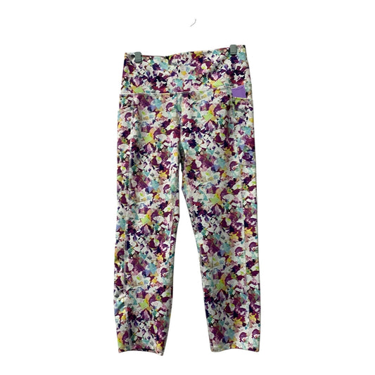 Athletic Leggings By Rbx In Purple, Size:L