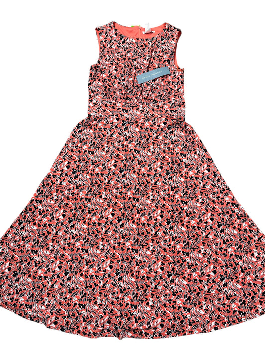 Dress Casual Midi By London Times In Coral, Size:S