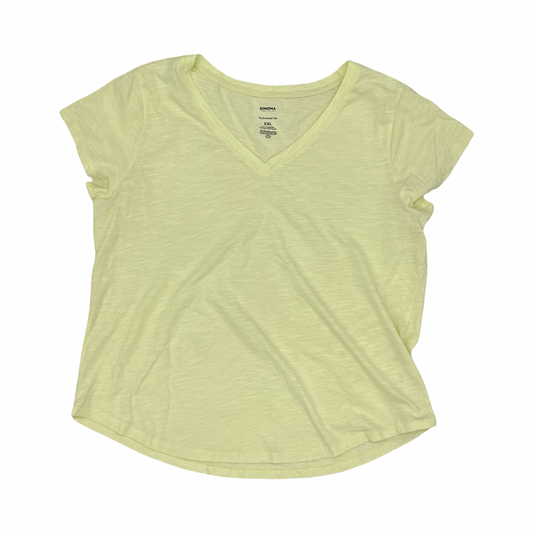 Top Ss By Sonoma In Yellow, Size:Xxl