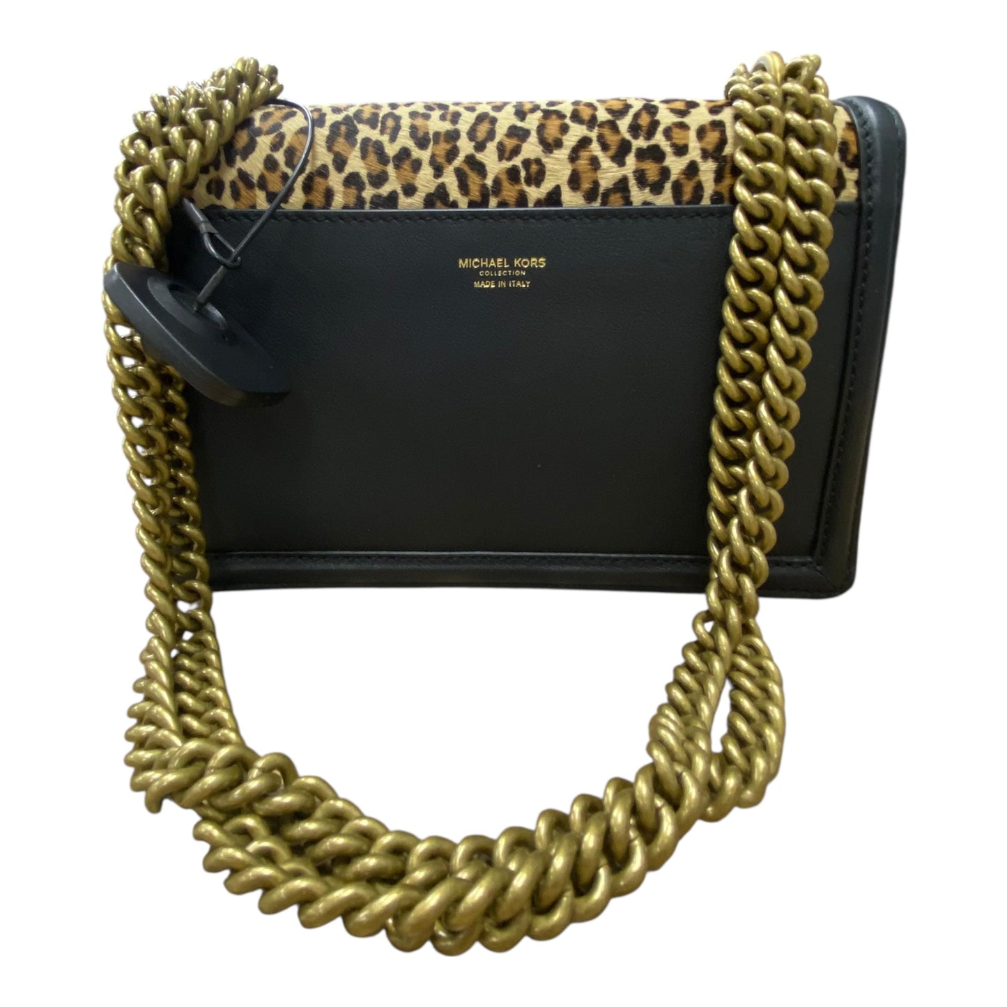 Handbag Designer By Michael Kors In Leopard Print, Size:Small