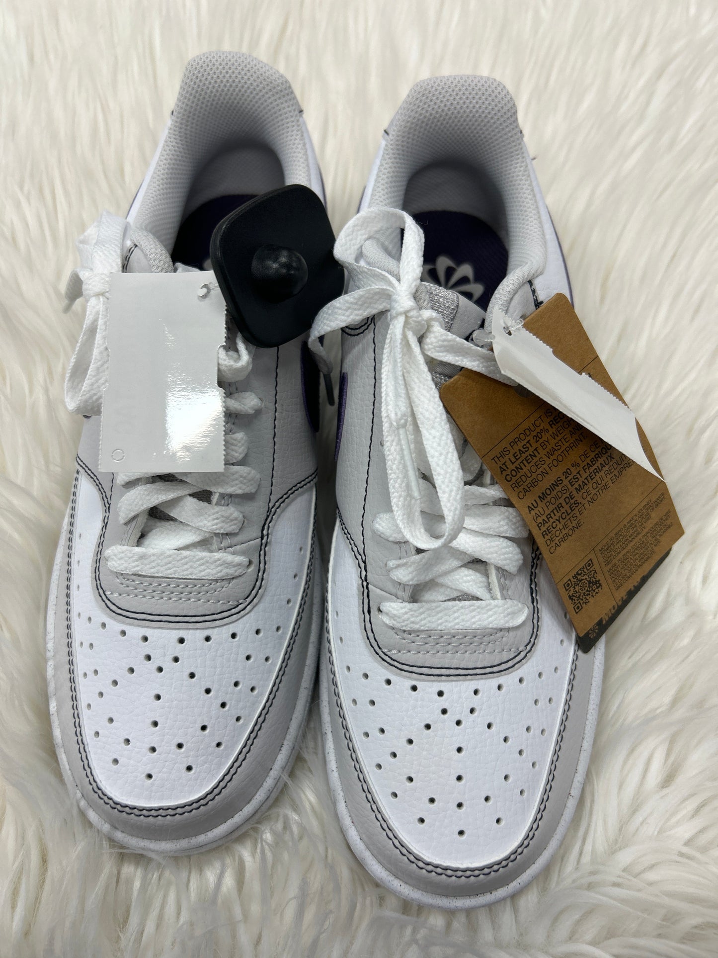 Shoes Sneakers By Nike In Purple & White, Size:8