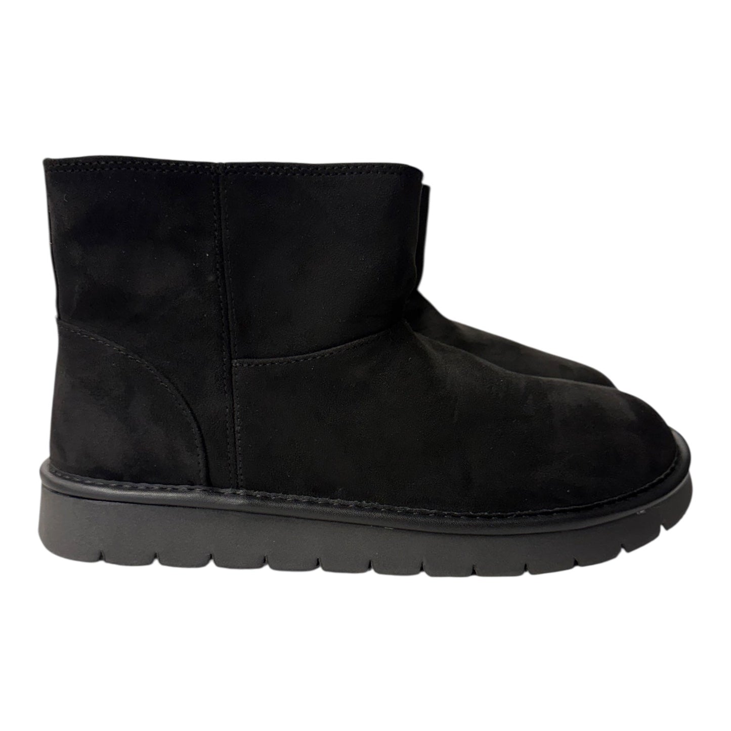 Boots Ankle Flats By Universal Thread In Black, Size:10