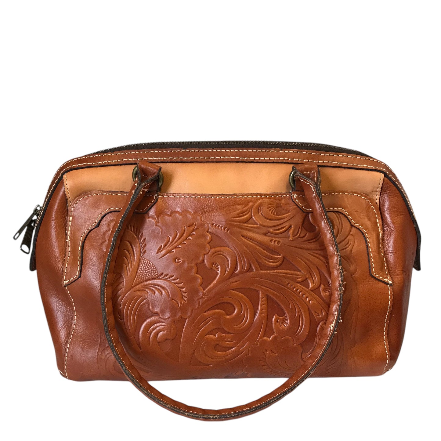 Handbag Designer By Patricia Nash In Brown, Size:Medium