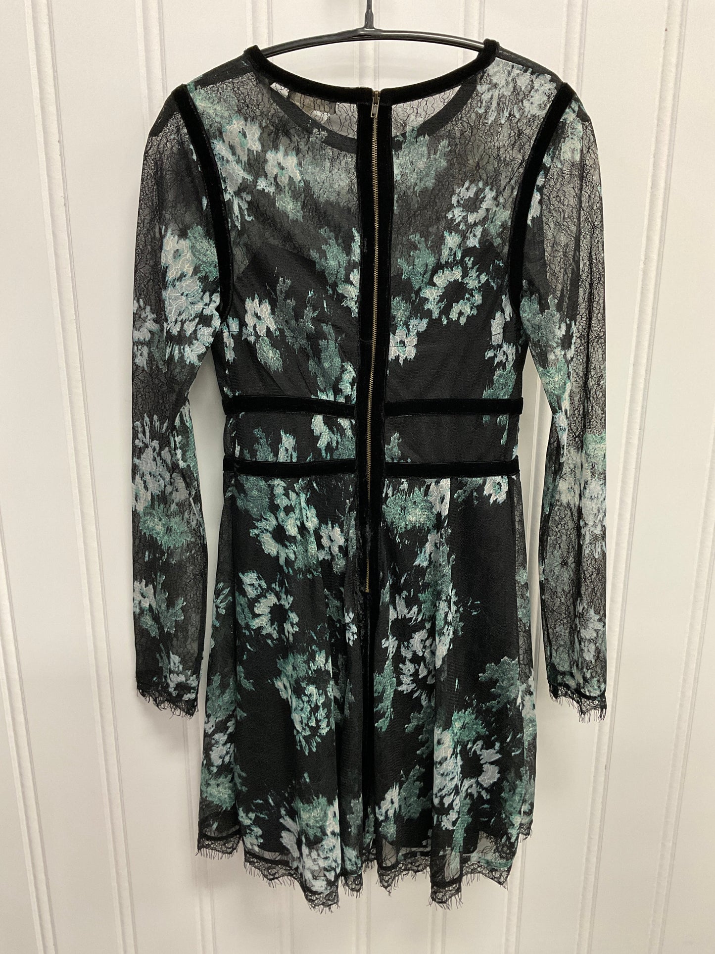 Dress Casual Midi By Love Fire In Black & Blue, Size:M