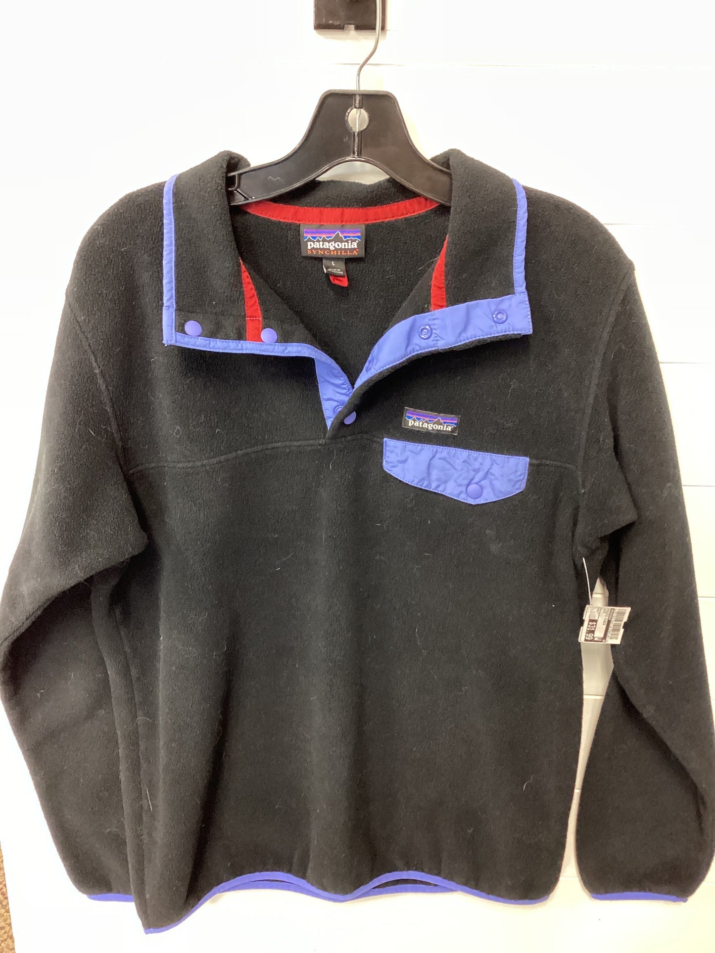 Athletic Fleece By Patagonia In Black, Size:L