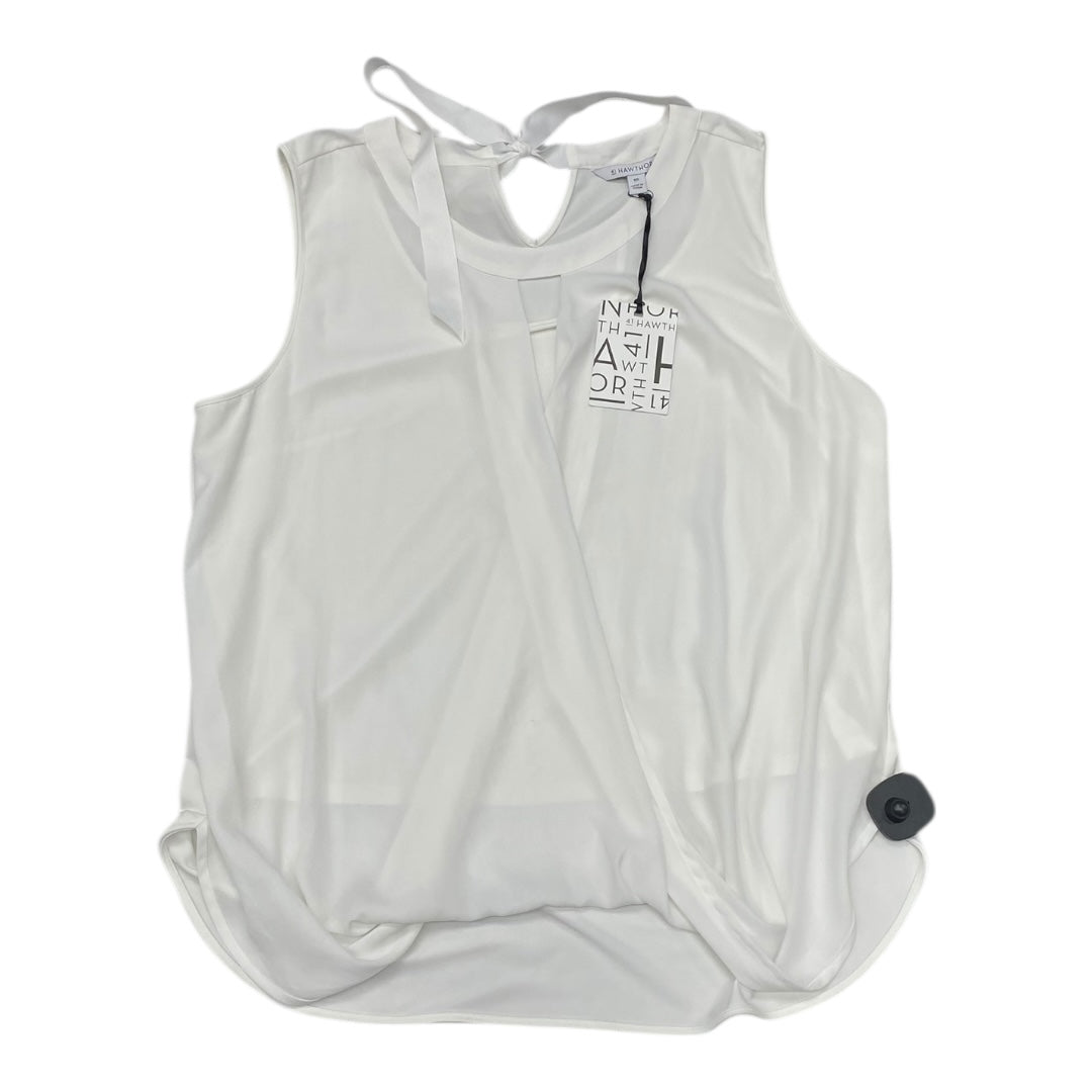 Top Sleeveless By 41 Hawthorn In White, Size:Xxl
