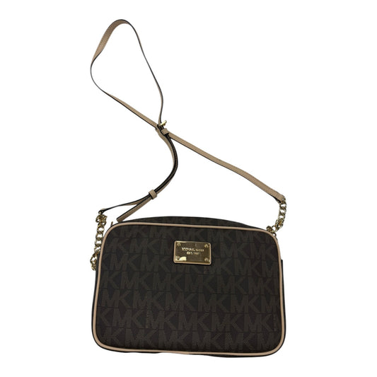 Crossbody Designer By Michael Kors In Brown, Size:Medium