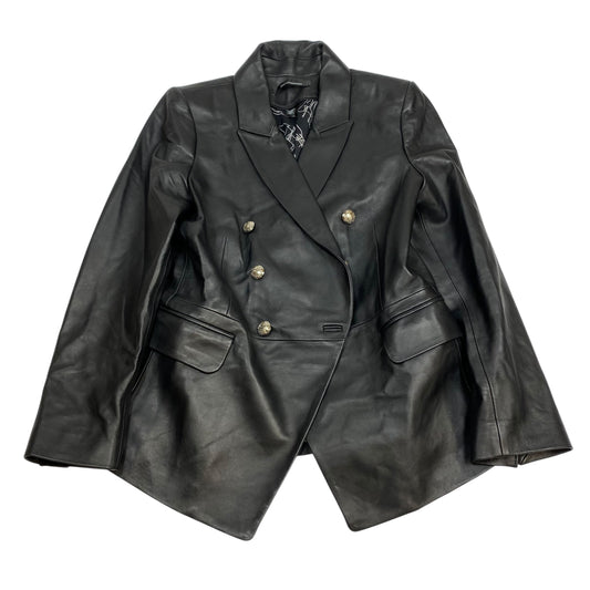 Jacket Leather By White House Black Market In Black, Size:M