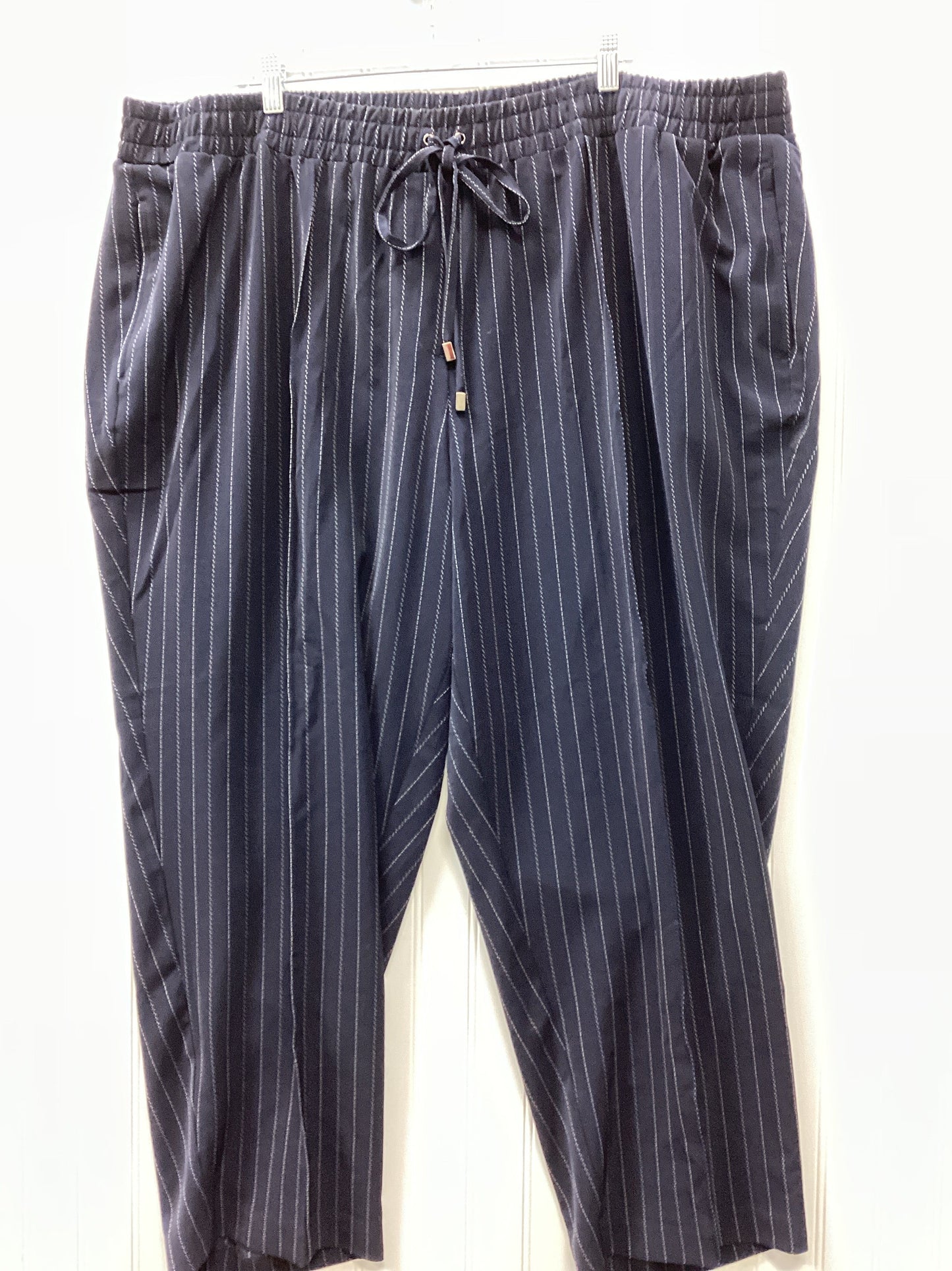 Pants Dress By Lane Bryant In Navy, Size:28