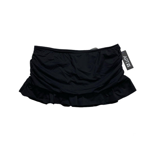 Swimsuit Bottom By Apt 9 In Black, Size:1X