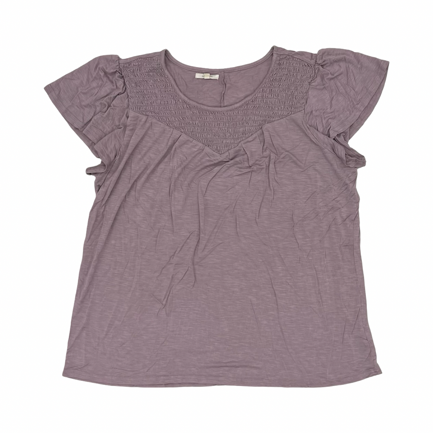 Blouse Ss By Maurices In Purple, Size:Xxl