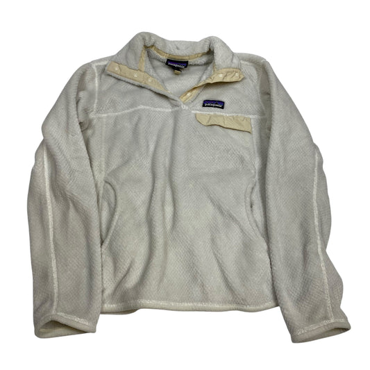 Jacket Fleece By Patagonia In Cream, Size:M