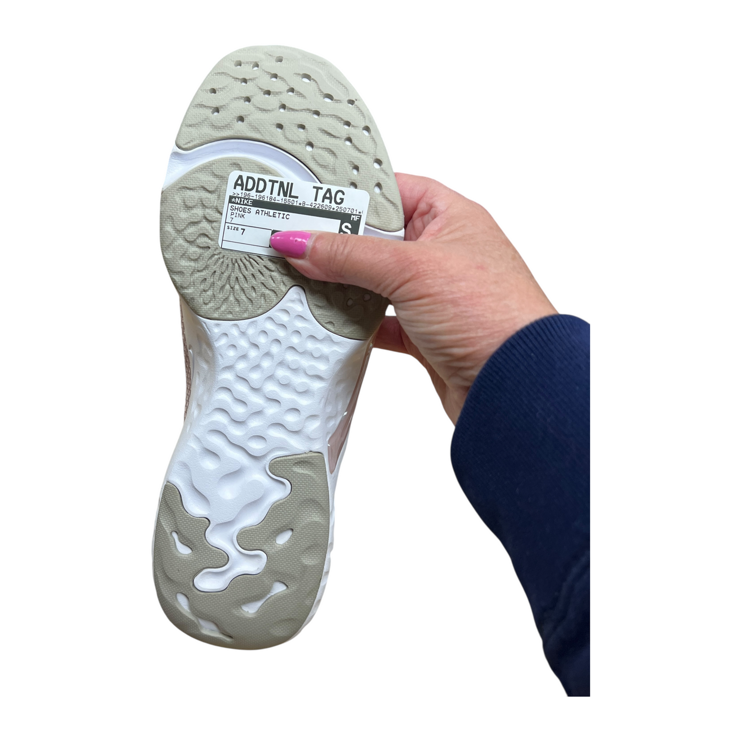 Shoes Athletic By Nike In Pink, Size:7