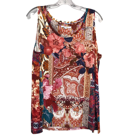 Top Sleeveless Basic By Chicos In Multi, Size:Xl
