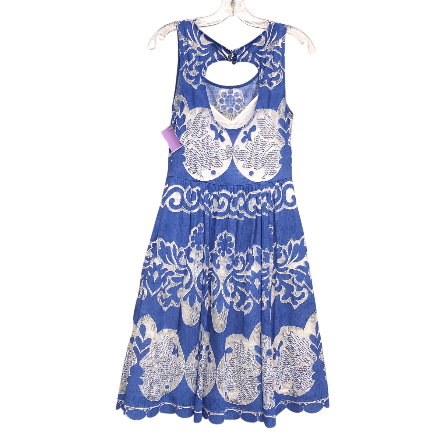 Dress Party Short By Tracy Reese In Blue & White, Size:S