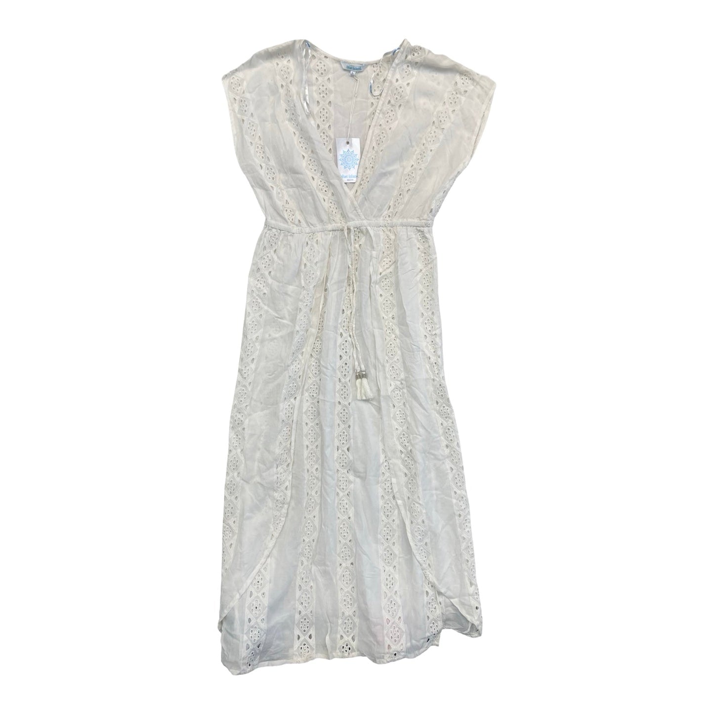 Swimwear Cover-Up By Blue Island In White, Size:L