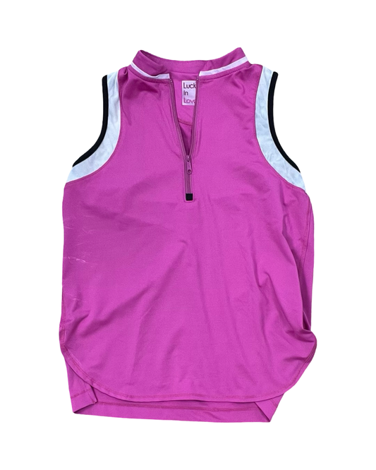 Top Sleeveless By Lucky In Love In Pink, Size:Xs