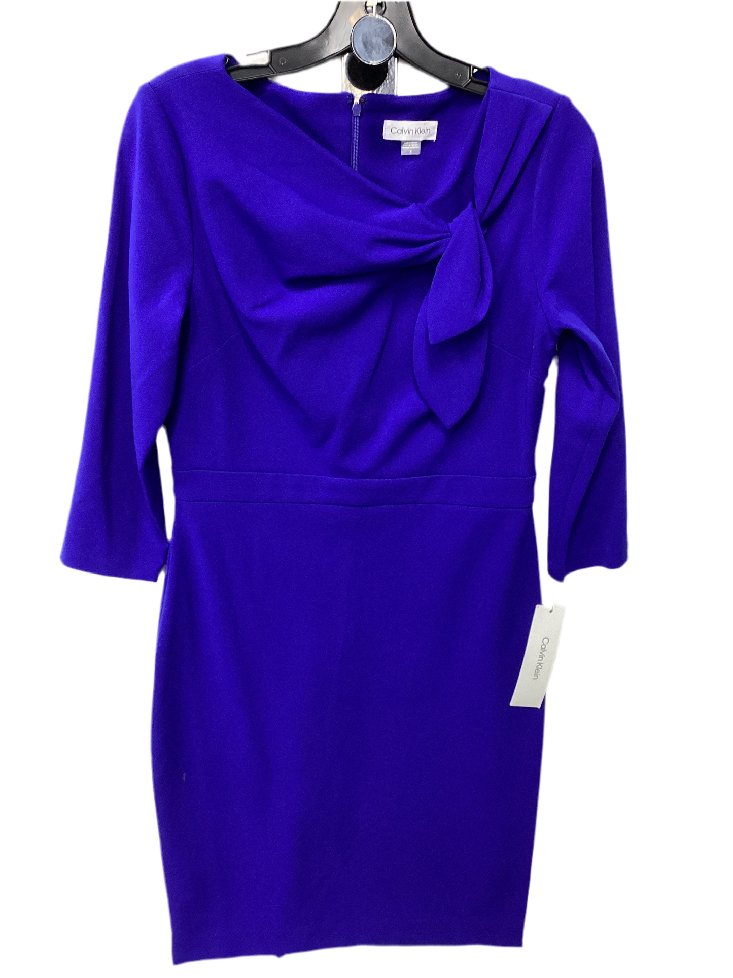 Dress Work By Calvin Klein In Purple, Size:8