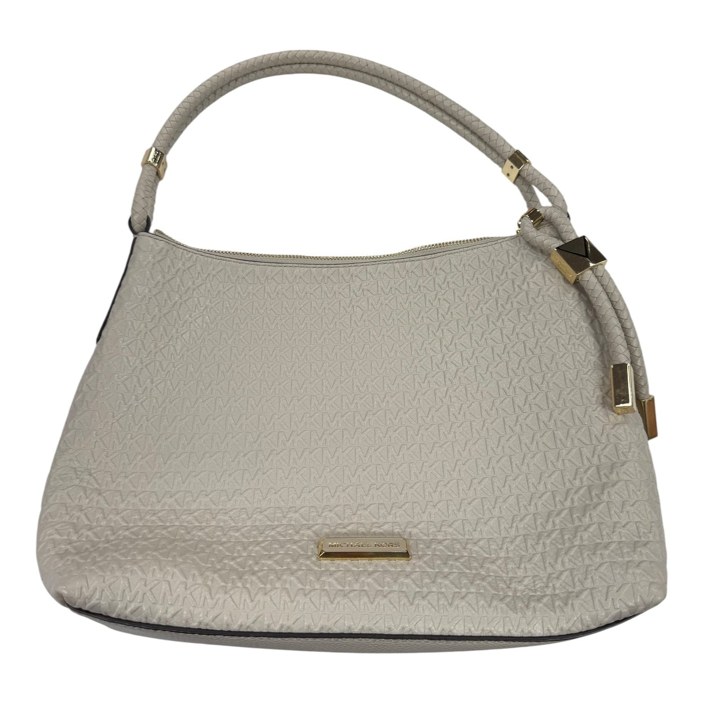 Handbag Designer By Michael Kors In Cream, Size:Large