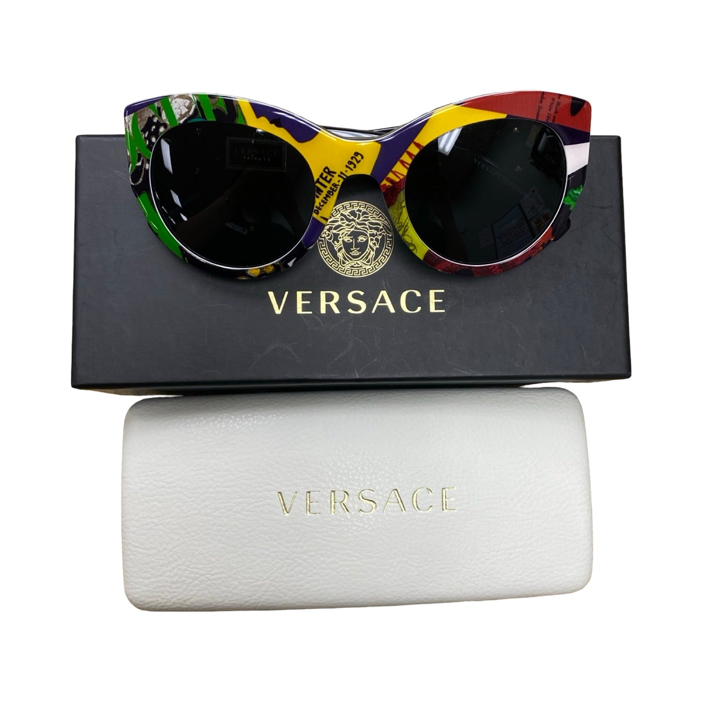 Sunglasses Luxury Designer By Versace In Multi