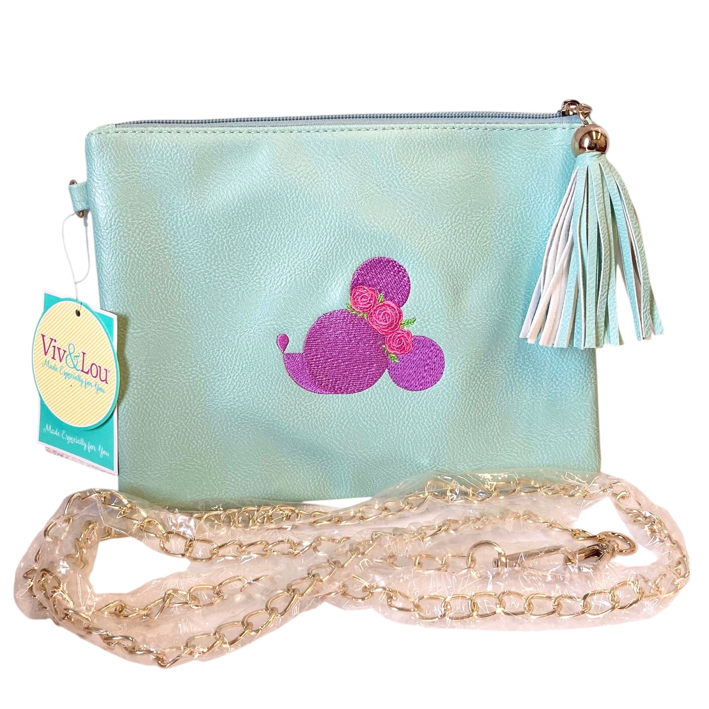 Crossbody By VIV & Lou In Green, Size:Small